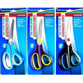 Scissors 8 Pointed Tip - Soft Grip - assorted colors